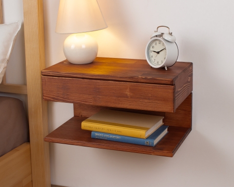 Floating Nightstand with Drawer - Paris