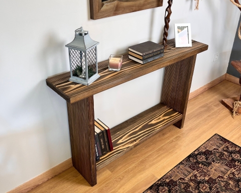 Rustic Wood Console Table - Vancouver